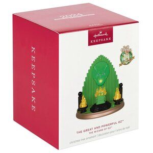New! Wizard of Oz 85th Anniversary Hallmark Keepsake Ornament + Lights & Audio